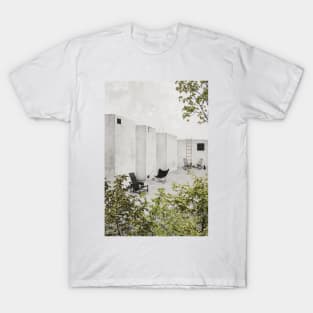 Simple Architectural Illustration Brutalism Lover T-Shirt